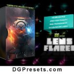 100 Lens Flares Lighting Effects Free Preview