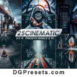 25 Cinematic Lightroom Presets Free Download Preview