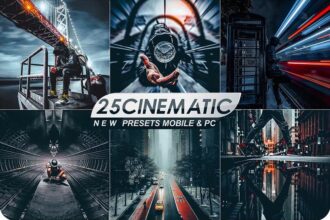 25 Cinematic Lightroom Presets Free Download Preview