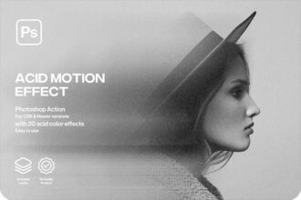 Acid Movement Effect Photoshop Action Free Download Preview