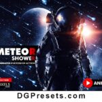 Animated Meteor Shower Photoshop Action Free Presets Preview