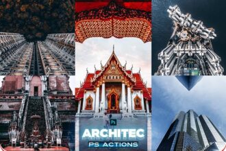 Architecture Photoshop Actions Presets Free Preview