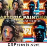 Artistic Painting Photoshop Action Free Presets Preview