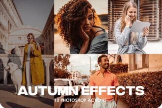 Autumn Fall 10 Photoshop Actions Free Download Preview