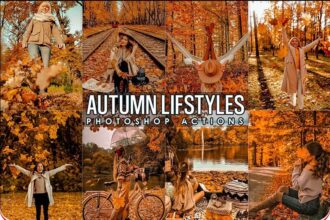 Autumn Photoshop Actions Free Presets Preview