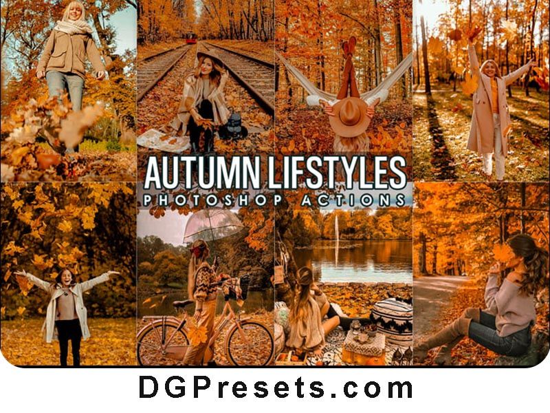 Autumn Photoshops Actions and Lightroom Presets Free Preview