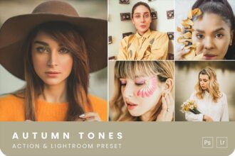 Autumn Tones Action and Lightroom Presets Free Download Preview