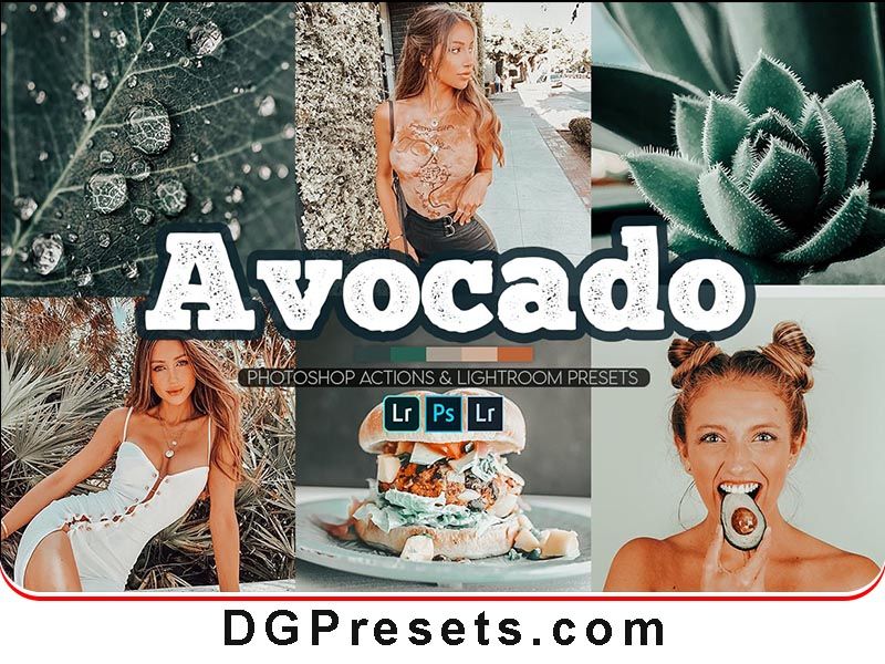 Avocado Green Photoshops Actions Lightroom Preset Free Preview