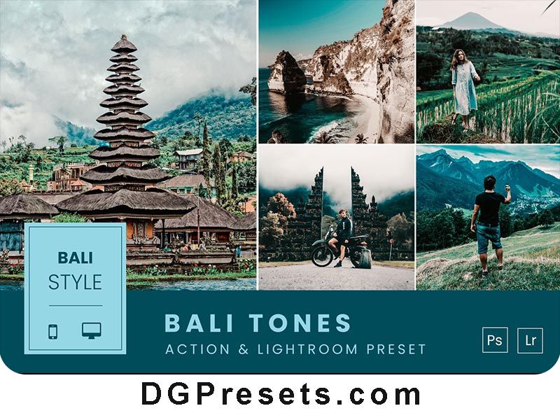 Bali Tones Photoshop Action and Lightroom Presets Free Preview