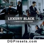 Black Luxury Lightroom Presets for Mobile & Desktop Free Preview