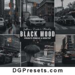 Black Mood Photoshop Action and Lightroom Presets Free Download Preview