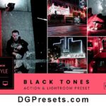 Black Tones Photoshop Action and Lightroom Preset Free Download Preview