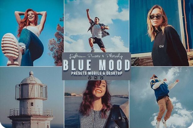 Blue Mood Photoshop Action and Lightroom Presets Free Download Preview