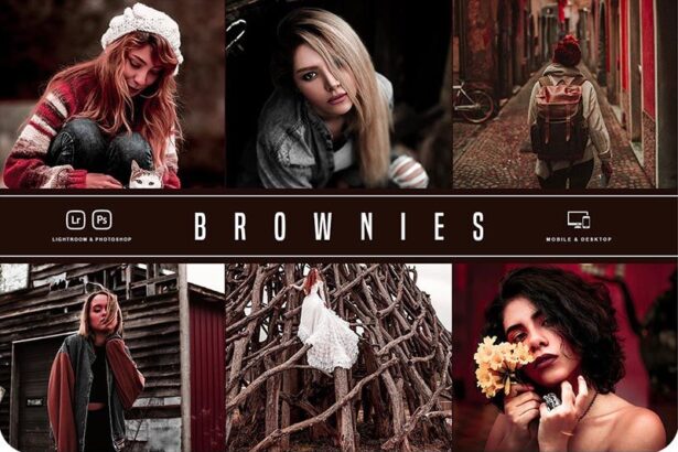 Brownies Photoshop Action and Lightroom Presets Free Download Preview