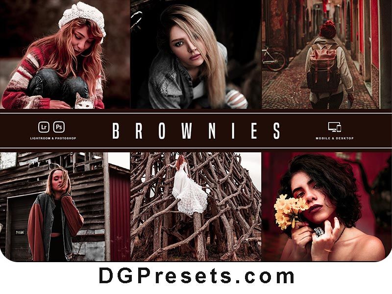 Brownies Photoshop Action and Lightroom Presets Free Download Preview