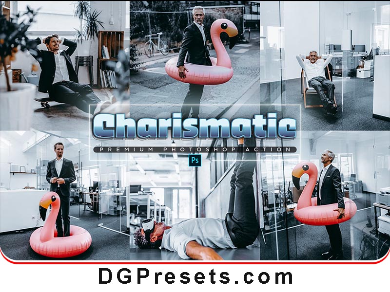 Charismatic Photoshop Action Free Presets Preview