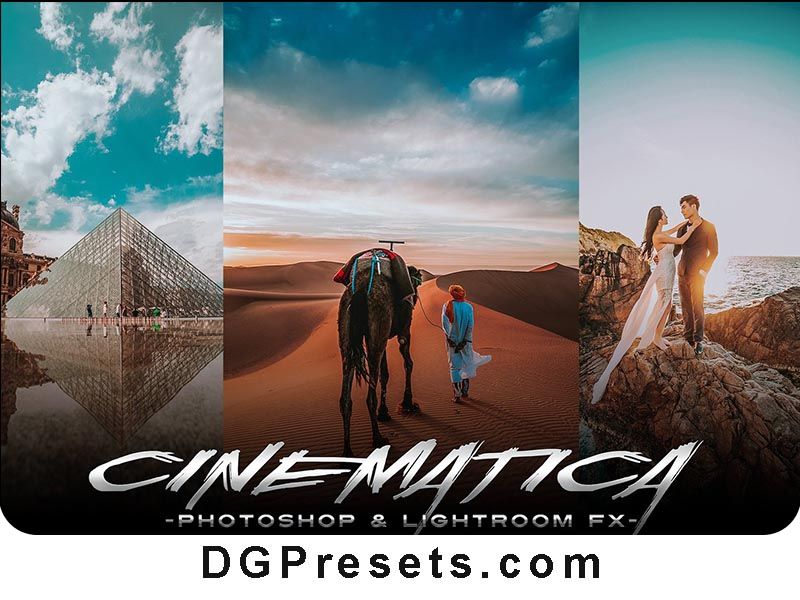 Cinematica Pro Grading Free Lightroom & Photoshops Presets Preview