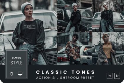 Classic Tones Photoshop Action and Lightroom Preset Free Download Preview