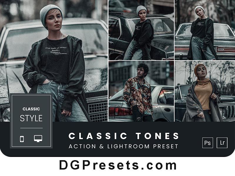 Classic Tones Photoshop Action and Lightroom Preset Free Download Preview