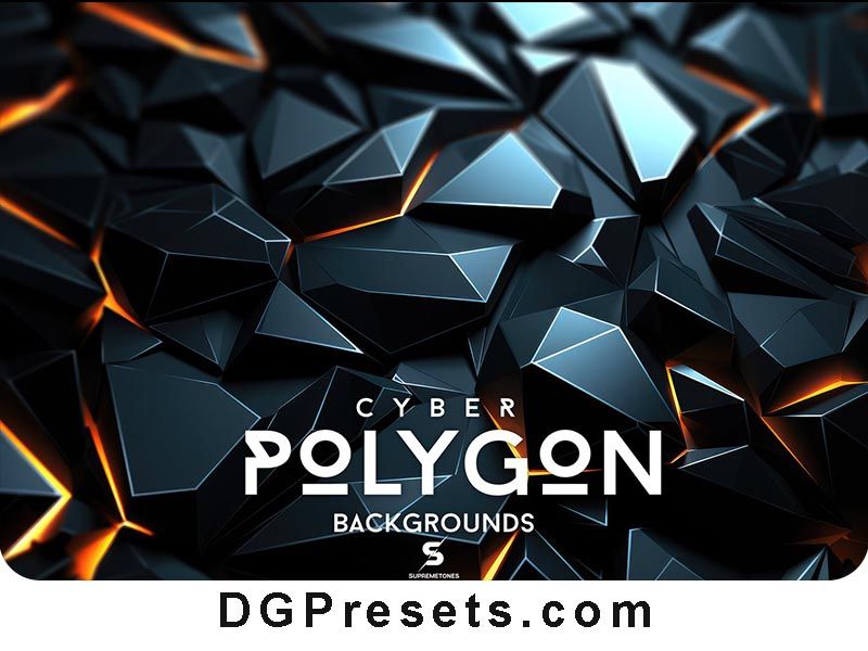 Cyber Polygon Backgrounds & Textures Free Preview