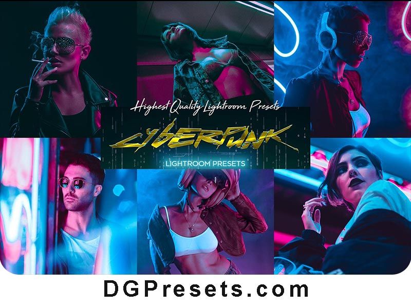 Cyberpunk PRO Lightroom Presets Free Preview