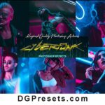 Cyberpunk PRO Photoshop Actions Free Presets Preview