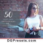 Free 50 Light Leaks Photo Overlays - Vol.1 Preview