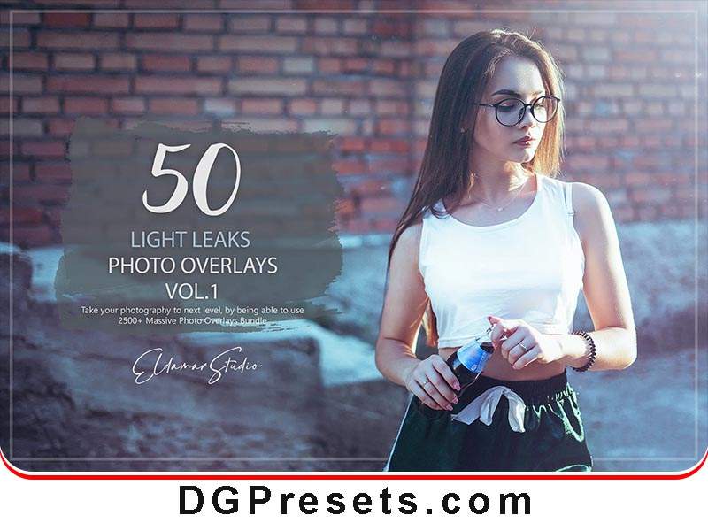 Free 50 Light Leaks Photo Overlays - Vol.1 Preview