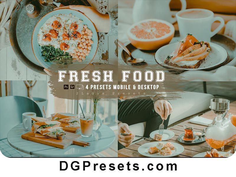 Fresh Food Lightroom Presets Free Download Preview