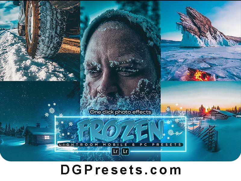 Frozen Blue Lightroom Preset Free Preview