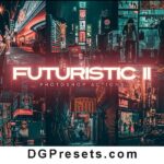 Futuristic Second Generation Photoshop Actions Free Presets Preview