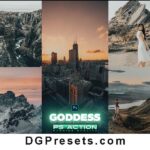 Goddess Photoshop Action Free Presets Preview