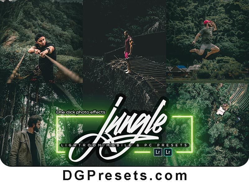 Green Jungle Lightroom Presets Free Preview