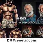 HDR Photoshop Pro Action Free Presets Preview