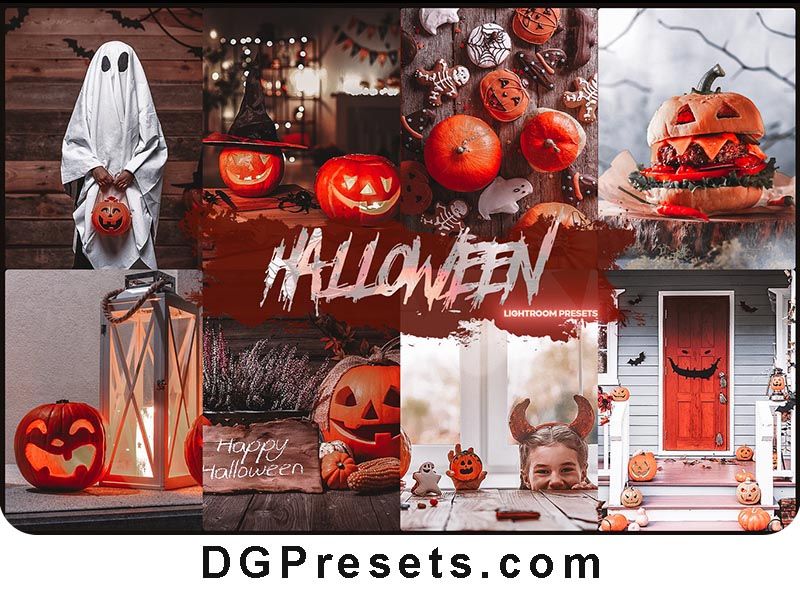 Halloween Lightroom Presets Free Preview