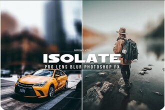 Isolate Photoshop Action Free Presets Preview