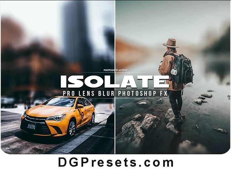 Isolate Photoshop Action Free Presets Preview