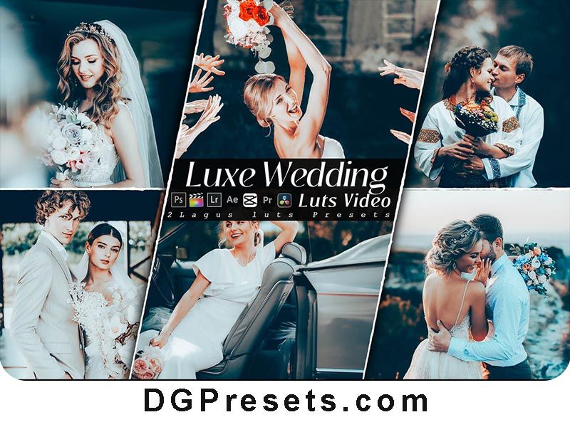 Luxe Wedding Lightroom Presets & Premiere Pro LUTs Free Preview