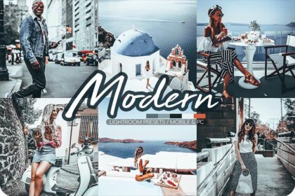 Modern Lightroom Presets for Mobile & PC Free Preview