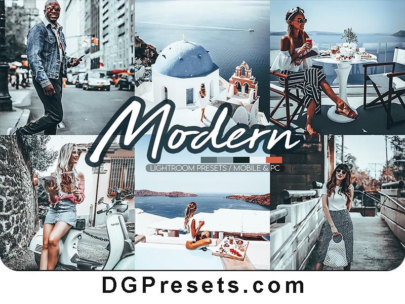 Modern Lightroom Presets for Mobile & PC Free Preview