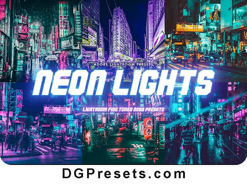 Neon Lights Lightroom Presets Free Preview