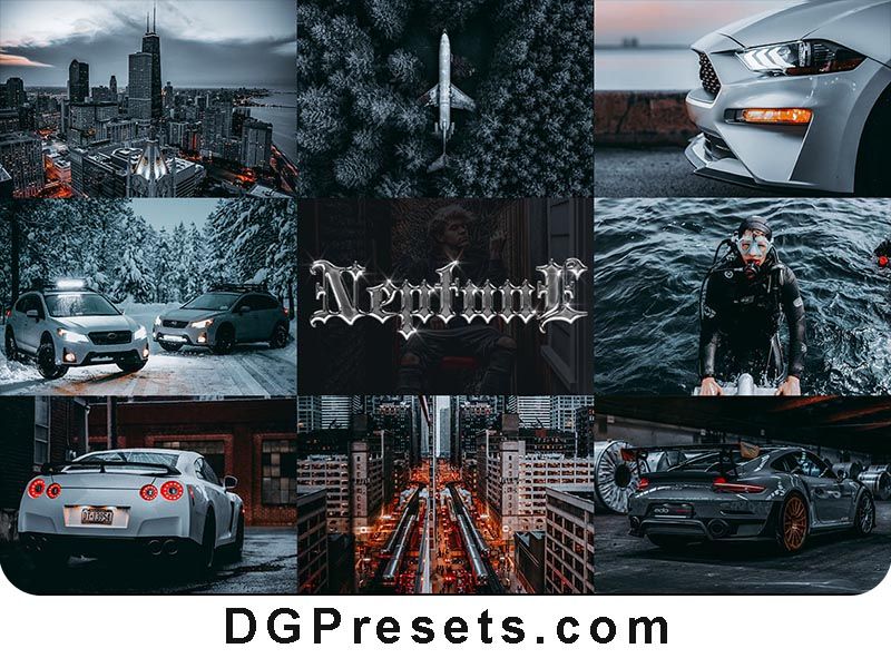 Neptune Photoshop Action Free Presets Preview