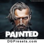 Painted PRO Painting Photoshop Action Free Presets Preview