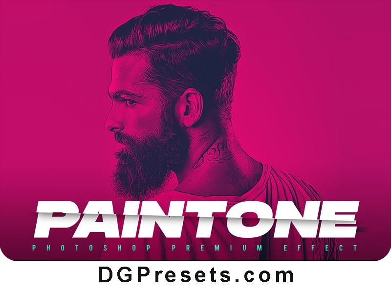 Paintone Photoshop Action Free Duotone & Painting Effects Preview