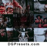 Scary Halloween Photoshop Action Free Presets Preview