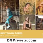 Yellow Brown Tones Photoshop Action and Lightroom Presets Free Download Preview