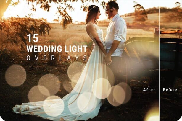 15 Wedding Light Photoshop Overlays Free Download Preview