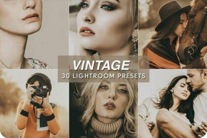 30 Vintage Lightroom Presets Free Download Preview