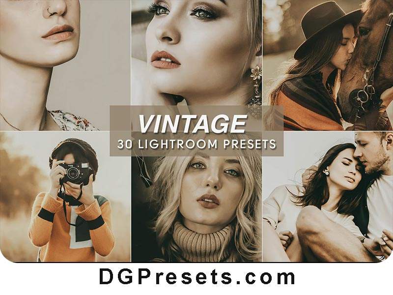 30 Vintage Lightroom Presets Free Download Preview