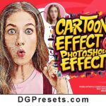 Cartoon Effect 6 Photoshop Action Free Download Preview